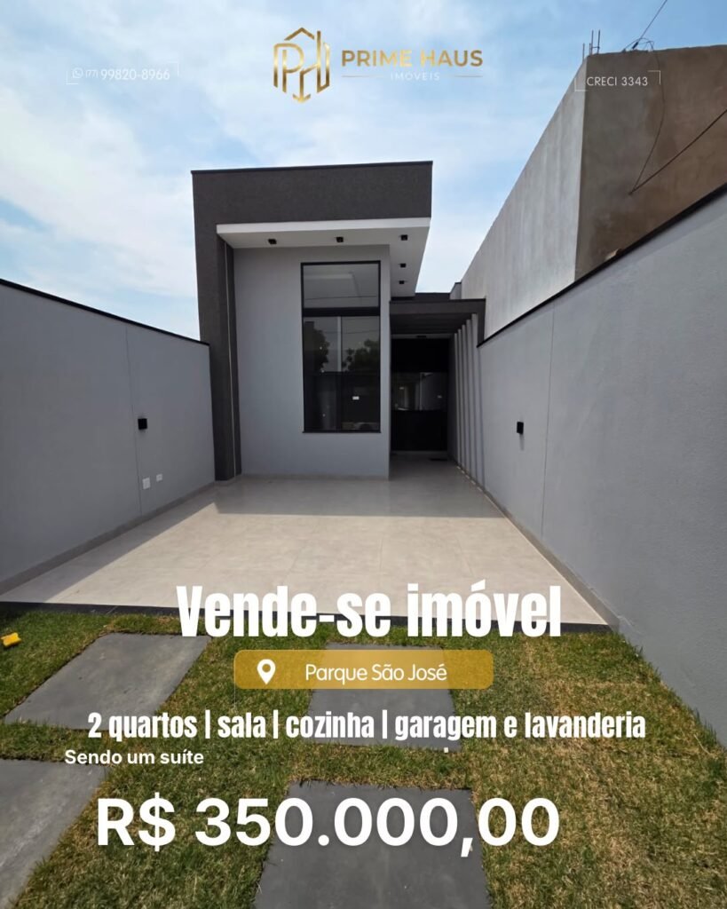 Vende-se casa no Parque São Jóse
